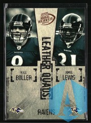 2004 Playoff Hogg Heaven #LQ-3 Kyle Boller/Jamal Lewis/R Lewis/ T Heap 0556/1250